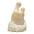 1960s Larry Mohr Carved Alabaster Sculpture Signed From Artist Estate For Sale