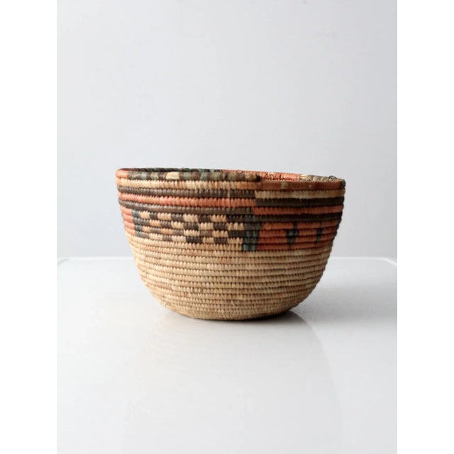 Vintage Coiled Basket For Sale - Image 6 of 12