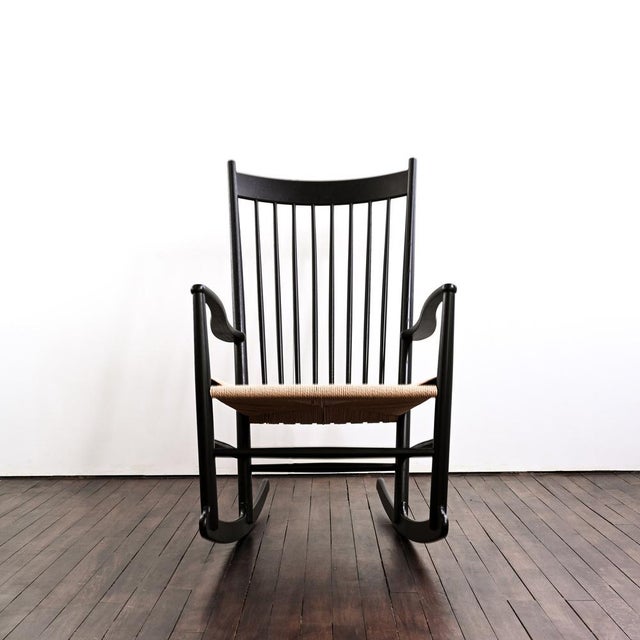 J 16 Rocking Chair by Hans Wegner, 2010s For Sale - Image 13 of 17