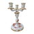 Late 20th Century Herend Chinese Bouquet Rust Porcelain Candelabra — Pair For Sale - Image 9 of 11
