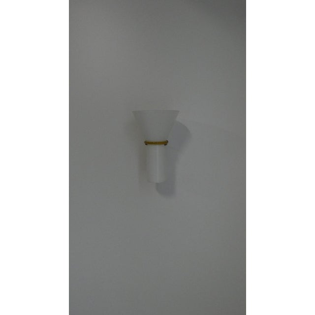 Gold Murano Glass Wall Lamp from Leucos, Italy, 1970s For Sale - Image 8 of 13