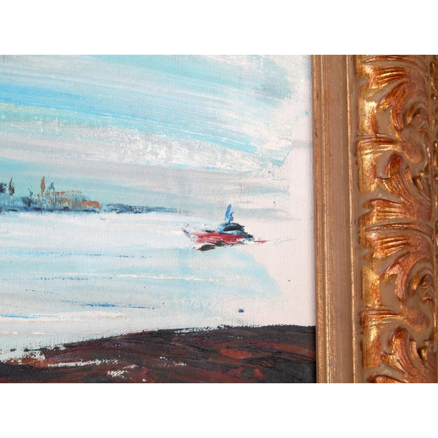 1990s Rod Rodgers Painting, "East Side Skyline" For Sale - Image 5 of 8