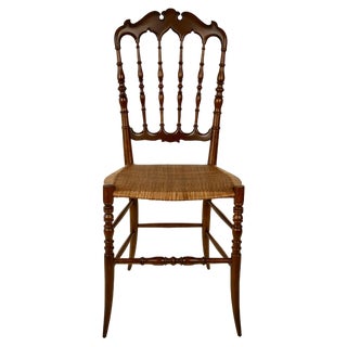 Mid-Century Chiavari Chair Model Parisienne with Cane Seat, 1953 For Sale