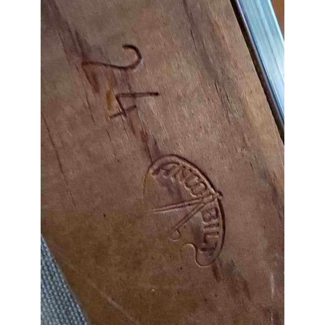 Vintage Mid Century Modern Abstract Painting Cityscape For Sale - Image 10 of 10