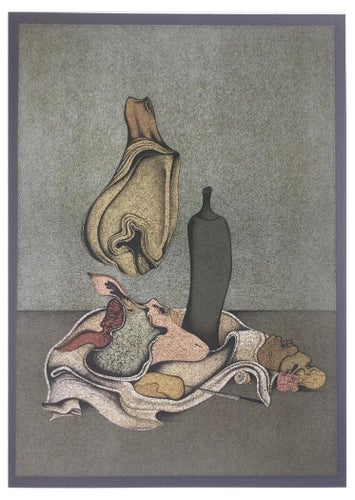 Mikhaïl Chemiakine, The Belly of Paris, 1976, Original Lithograph