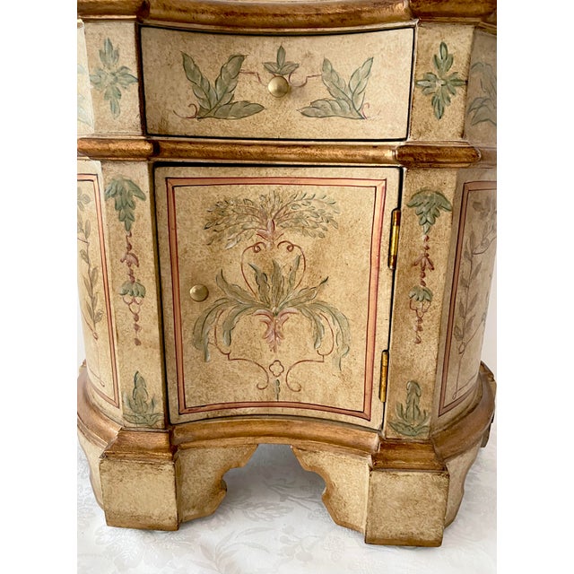 Vintage Hand Carved and Hand Painted Jewelry/Collector/Trinket/ Box Excellent Mint Condition For Sale - Image 12 of 14