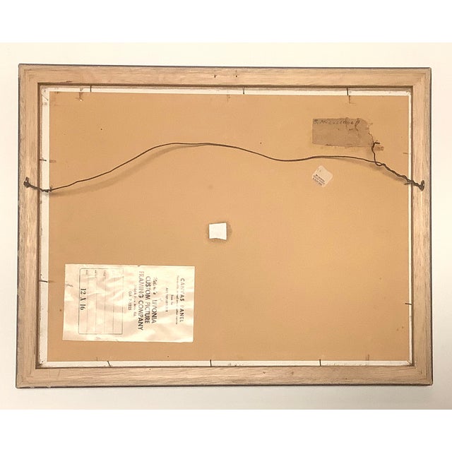 1970s 1970s American Cubist Still Life Painting, Framed For Sale - Image 5 of 6