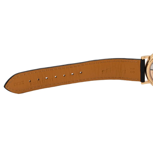 Metal Longines Présence Heritage 34mm l4.767.8 White Dial 18k Yellow Gold Watch For Sale - Image 7 of 11