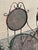 Vintage Victorian Style Small Wrought Iron Camo Paint Garden Patio Chair - Set 4 For Sale In Philadelphia - Image 6 of 12