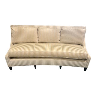 Baker Furniture Curved Armless Sofa For Sale