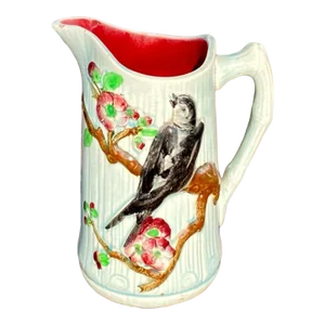 Late 19th Century Hippolyte Hautin Boulenger & Cie, Choisy-Le-Roi Majolica Pitcher