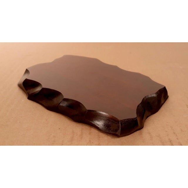 Late 19th Century Chinese Lacquer Peonies and Poems Four Sided Fengweizun For Sale - Image 10 of 11