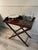 Mid 20th Century Vintage English Butler's Tray Table With Folding Stand For Sale - Image 15 of 17