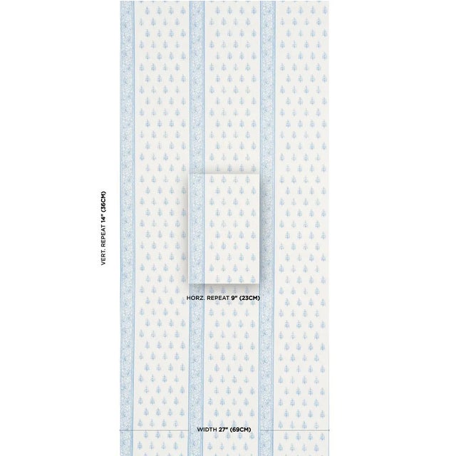 A delicate, airy design that combines stylized floral elements and intricately detailed stripes, Katsura Stripe is a...