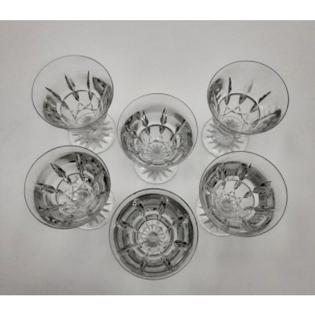 Daum 1940s Daum Crystal Water Goblets- Set of 6 For Sale - Image 4 of 9