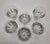 Daum 1940s Daum Crystal Water Goblets- Set of 6 For Sale - Image 4 of 9