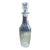 Vintage Hand Cut Glass Decanter With Stopper For Sale