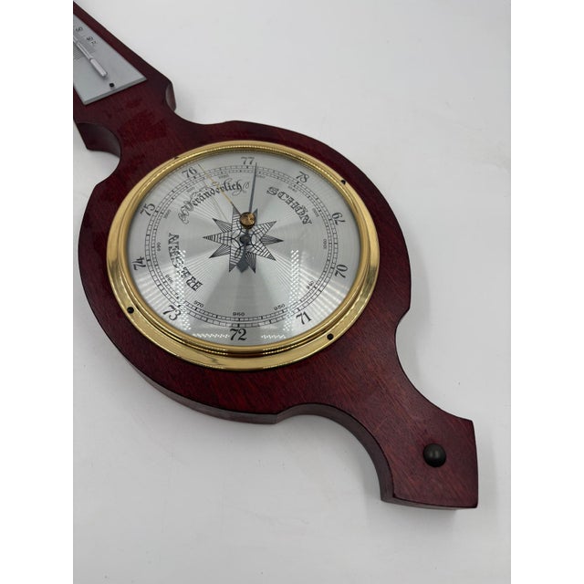 Barometer with Thermometer, 1950s For Sale - Image 15 of 18