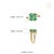 14k Gold Certified Natural Zambian Emerald Diamond Cluster Ring Size 6.5 For Sale - Image 12 of 18