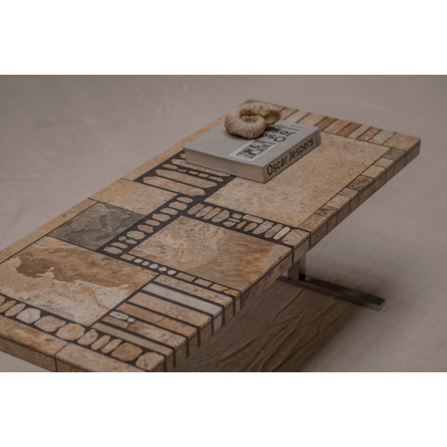 Stone Coffee Table attributed to Heinz Lilienthal, Germany, 1970s For Sale - Image 7 of 8