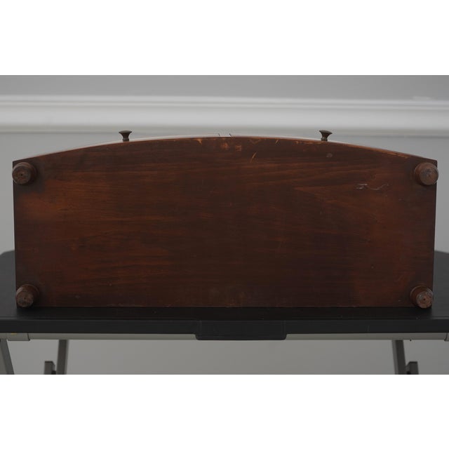 1960s Biggs Inlaid Mahogany 2 Drawer Dresser Shaving Mirror For Sale - Image 11 of 16