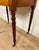 Antique English Style Wooden Writing Table with Leather Top and Drawers, 1930s For Sale - Image 6 of 14