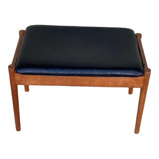 1960s Vintage P J Mid-Century Danish Ottoman For Sale