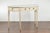 Pair of French 19th Century Neoclassical Style Demilune Tables with Marble Tops For Sale - Image 4 of 12