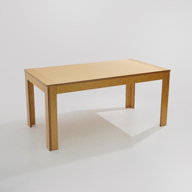 Maple Table with Extendable Top, 1970s For Sale - Image 4 of 15