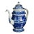 Antique Stevenson Staffordshire Pottery Transferware Coffee Tea Pot For Sale