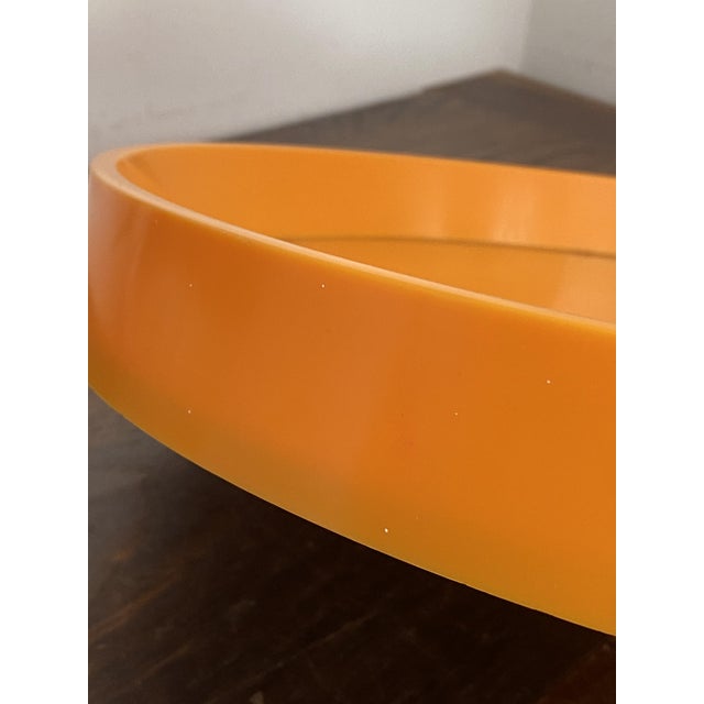 Plastic Vintage Danish Round Plastic Mirror, 1970s For Sale - Image 7 of 13