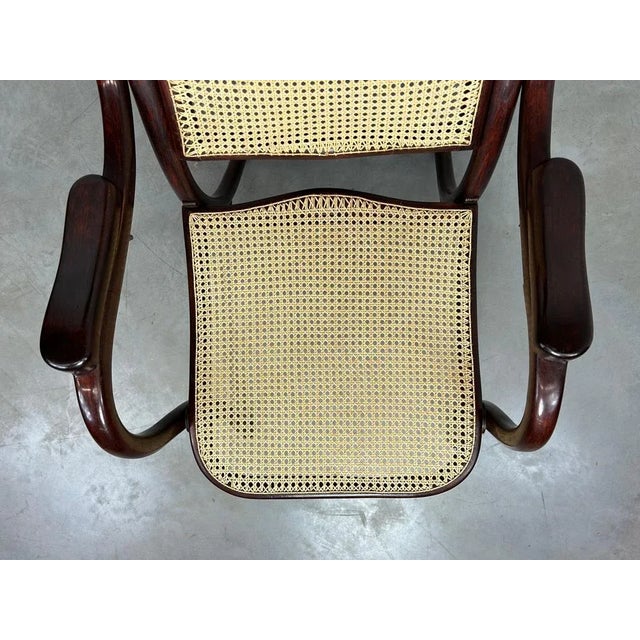 Wood Antique Folding Easy Chair from Thonet, 1890s For Sale - Image 7 of 14