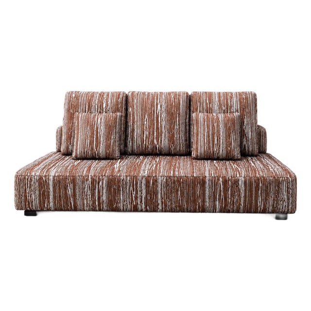 Minotti Florida Outdoor Central Element Sofa Sectional Unit For Sale