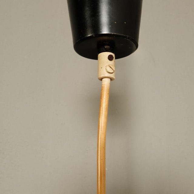 Vintage Pendant in White Opaline Glass from Stilnovo, 1960s For Sale - Image 12 of 13