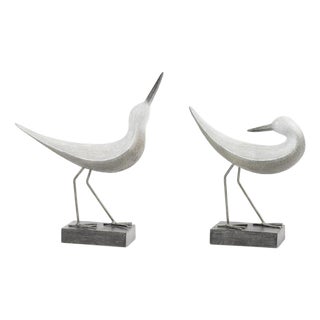 Modern Sea Bird Figurine (Set of 2) For Sale