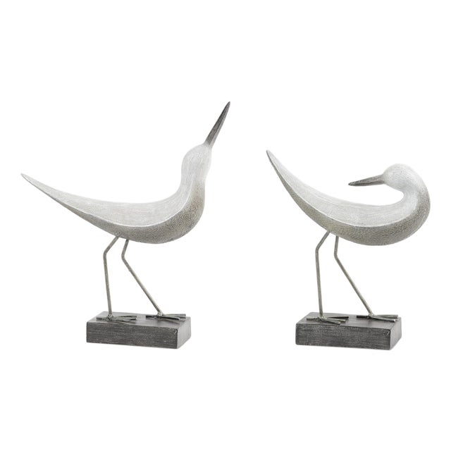 Modern Sea Bird Figurine (Set of 2) For Sale