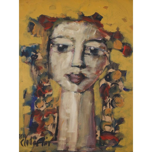 Harry Charles Tim, Harvest Boss, Longhead Series, 2020s, Acrylic Painting For Sale - Image 10 of 18