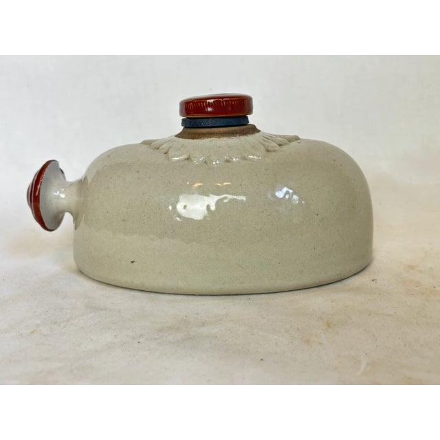 English Early 20th Century English Stoneware - Hot Water Bottle For Sale - Image 3 of 9