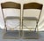 1960's Mid Century Modern A. Fritz & Co Folding Game Chairs- A Pair For Sale - Image 12 of 18