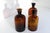 Glass Large Danish Pharmacy Glass Bottles, 1900s, Set of 3 For Sale - Image 7 of 18