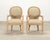2000 - 2009 Set of Six Kreiss Louis XVI Style Cerused Oak Dining Armchairs For Sale - Image 5 of 18