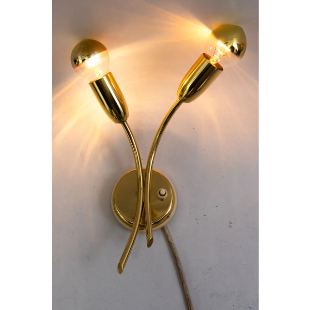 Wall Lamps by Rupert Nikoll, Vienna, Austria, 1960s, Set of 2 For Sale - Image 4 of 12