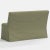 Stoffer Home x Cloth & Company Lindy Slipcover Dining Banquette in Textured Linen Laurel For Sale In Chicago - Image 6 of 6