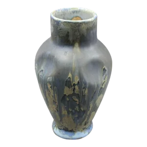 Gilbert Metenier Superb French Art Nouveau Crystalline Glaze Art Pottery Vase