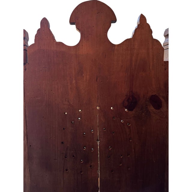 20th C. Latin American Confessional Chair in House of Hackney Velvet For Sale - Image 13 of 14