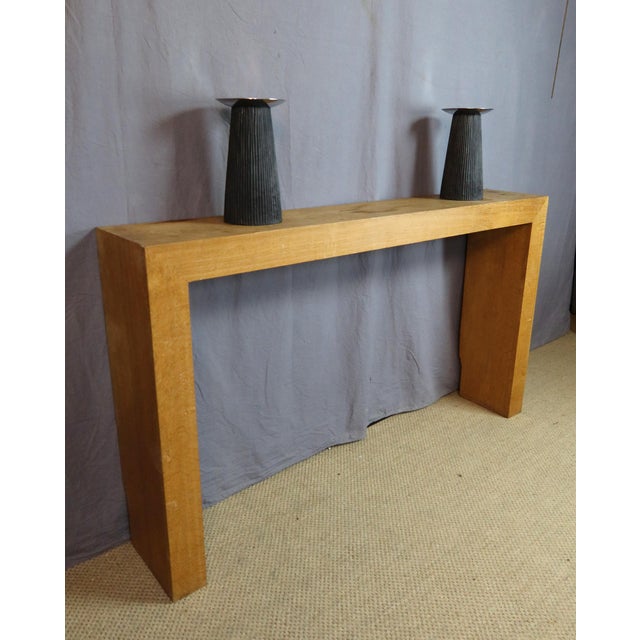 Wood 20th Century Oak Console, 1960s For Sale - Image 7 of 9