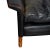 Early 20th Century Early 20th Century Vintage Black Leather Armchair For Sale - Image 5 of 5