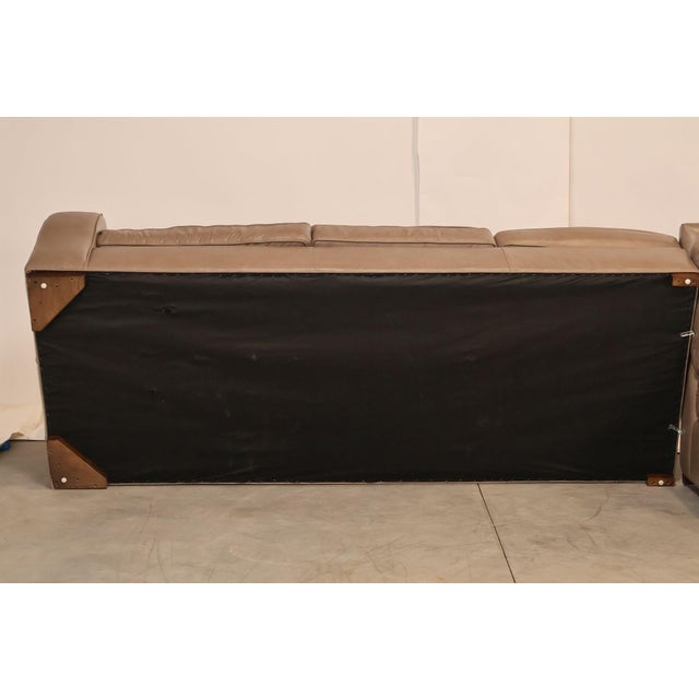 Century Furniture Leather Sectional Sofa For Sale - Image 14 of 18