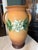 Mid-Century Modern Roseville Pottery Gardenia Floor Vase "690-16" Tan / Brown ca.1950 - Stunning! For Sale - Image 3 of 8