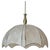 Mid-Century Pendant Light with Brass and Cocoon-Style Shade, 1980s For Sale - Image 12 of 12